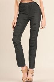  Ripped Denim Jeggings