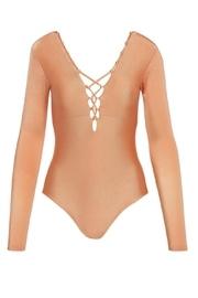  Shiny Long-sleeved Jumpsuit