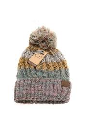  Fuzzy-lined Multicolored Beanie