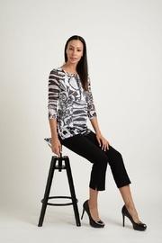  Woodblock Mesh Tunic