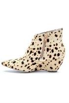  Ponyhair Wedge Bootie