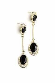  Longgem Drop Earrings
