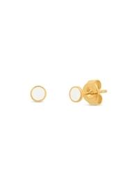 White Enamel Studs