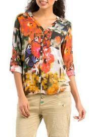  Camila Pixelated-butterfly Top