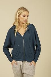  Ripped Zip Hoodie