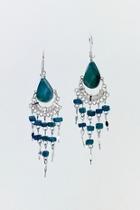  Peruvian-opal Chandelier Earrings-turquoise