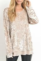  Cream Velvet Top
