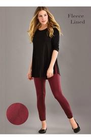  Diamond-motif Fleece-lined Leggings
