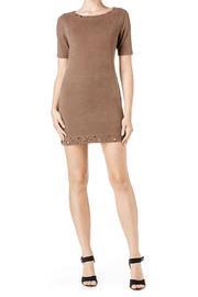  Brown Shift Dress