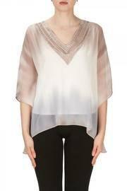  Grey Off White Top