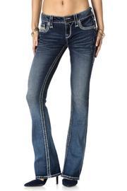  Crystal Embellished Lanlan Bootcut