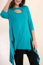 Turquoise High-low Tunic