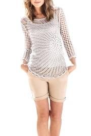  Sunburst Crochet Sweater
