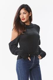  Cutout Shoulder Sweater