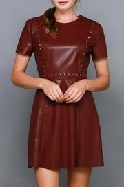  Studded Leather Dress