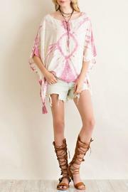  Raspberry Tie Dye Top