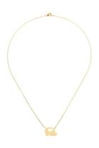  Hearted-elephant-cast Pendant-necklace