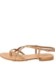Vera Studded-gold Sandals