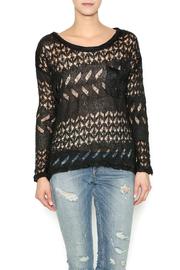 Black Lace Sweater