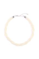  Beaded-rope Twisted-choker Necklace