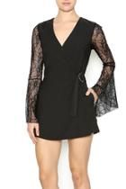  Long Sleeve Lace Romper