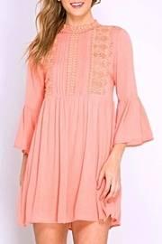  Lace Pintuck Dress