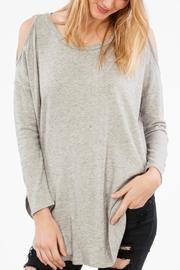  Knit Shoulder Top