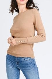  Pearled Cuff Top