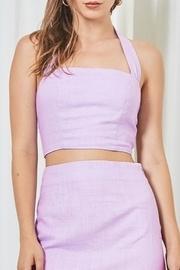  Smocked Back Halter Top