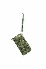  Green Snake Print Wallet