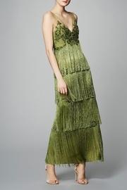  Sleeveless Fringe Gown