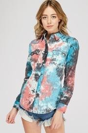  Tie-dye Button-up Shirt