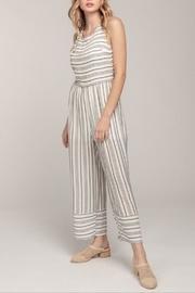  Crew Jumpsuit - White/black