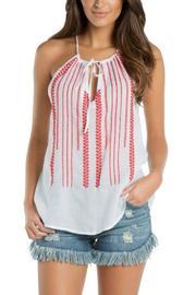  Embroidered Keyhole Tank