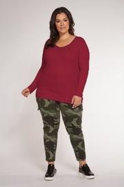  V-neck Loose Top
