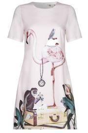  Flamingo Print Tunic