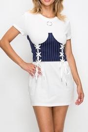  Contrast T-short Dress