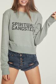  Sg Cropped Rasta Varsity Pullover