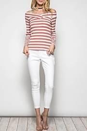  Rose Striped Top