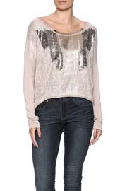  Sequin Front Pink Top
