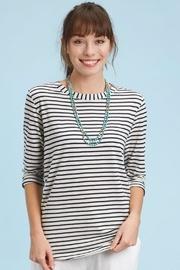  Stripe High-low Tee