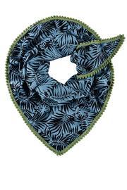  Denim Leaves Shawl