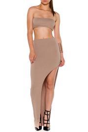  Asymmetric Skirt Set