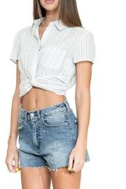  Button Down Crop