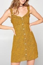 Printed Ruffle Strap Dress