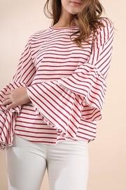  Stripe Crew Top