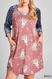  Boho Dress W/bull
