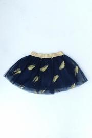  Navy Feather Skirt
