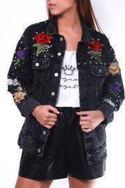  Embroidery Black Jacket