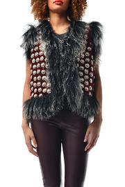  Vest Embellished Fabric